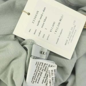 ikkuna / suzuki takayuki turtle-neck shirt カットソー タートルネック プルオーバー 1 S 水色 S