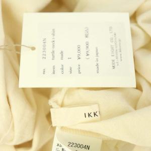 ikkuna / suzuki takayuki turtle-neck shirt カットソー タートルネック プルオーバー 1 S アイボリー S