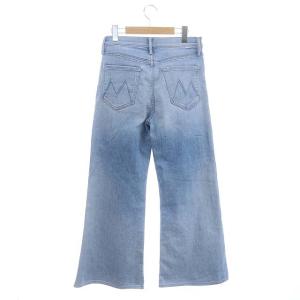 MOTHER The Tomcat Roller Fray デニムパンツ ジーンズ ワイド ボタンフライ 27 青 ブルー