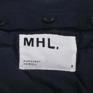 MHL. ステンカラーコート アウター ロング ダウンライナー 0 紺 ネイビー