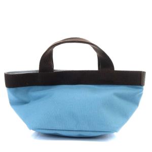 Hervé Chapelier 701C コーデュラ舟型トートS ハンドバッグ コーデュラナイロン アーティック×モカ