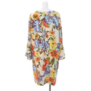 Diagram GRACE CONTINENTAL グラデフラワーワンピース 長袖 膝丈 花柄 38 マルチカラー