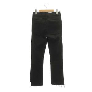 MOTHER INSIDER CROP STEP FRAY クロップドフレアスキニーデニムパンツ ジーンズ カットオフ ストレッチ ジッパーフライ