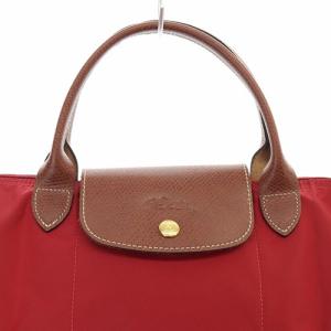 Longchamp ルプリアージュ オリジナル トップハンドルバッグ トートバッグ 赤 レッド L1623089545