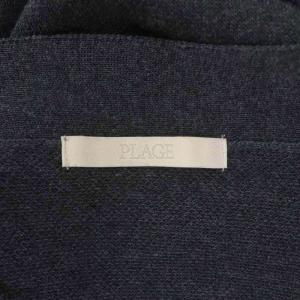 Plage 23AW sweat ニットカーディガン Vネック オーバーサイズ 長袖 38 ダークグレー