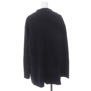 Plage 23AW ミラノリブニットジャケット テーラード ウール混 紺 ネイビー