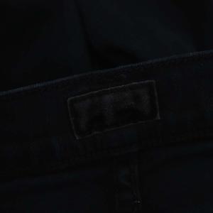 MOTHER INSIDER CROP STEP FRAY パンツ デニム ジーンズ ブーツカット カットオフ ストレッチ 28 黒 ブラック