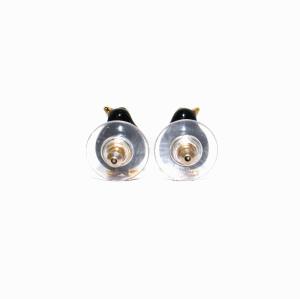 kate spade new york ピアス 両耳用 ペンギン ストーン パール 黒 ブラック 白 ホワイト