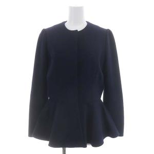 BORDERS at BALCONY WOOL PEPLUM JACKET TAPERED WOOL PANTS スーツ セットアップ