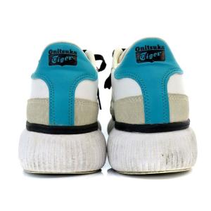 Onitsuka Tiger デレシティ DELECITY スニーカー ローカット プラットフォーム レザー 24cm 白 ホワイト