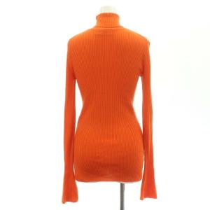 nagonstans 22AW タートルネックニット セーター 長袖 リブ M オレンジ