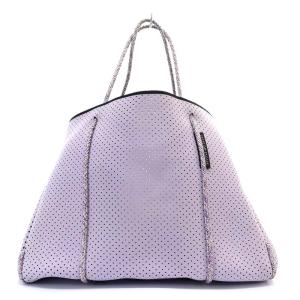 STATE OF ESCAPE Escape Carryall トートバッグ ハンドバッグ ネオプレン ポーチ付き 紫 パープル