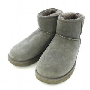 UGG australia クラシックミニ Classic Mini 2 ムートンブーツ ショートブーツ USA7 24cm グレー S/N5854