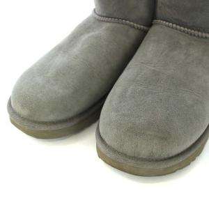 UGG australia クラシックミニ Classic Mini 2 ムートンブーツ ショートブーツ USA7 24cm グレー S/N5854