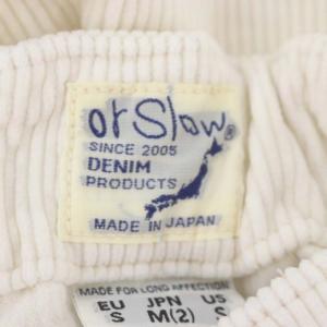 コーデュロイパンツ ストレート ボタンフライ M 白 ホワイト（2024/02