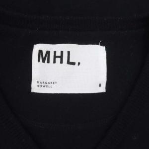 MHL. FELTED ROUGH WOOL カーディガン ニット 前開き 2 紺 ネイビー