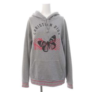 223S02A4081 22SS JUNGLE POP プルオーバーパーカー バタフライ S グレー