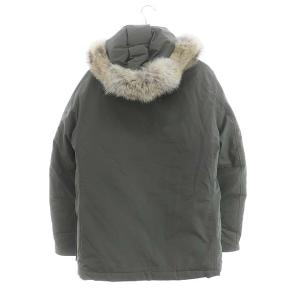 WOOLRICH ARCTIC DETACHABLE FUR PARKADOWN JACKET M カーキ