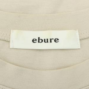 ebure クルーネックドルマンTシャツ カットソー 半袖 ベージュ