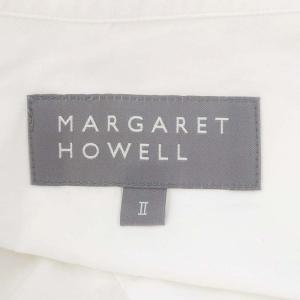 MARGARET HOWELL 23AW MATT ORGANIC COTTON POPLIN シャツ オーバーサイズ コットン 長袖 2 白 ホワイト