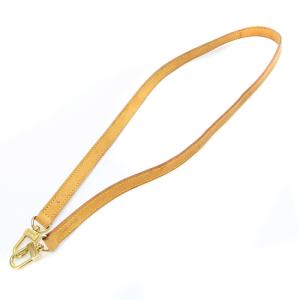 ショルダーストラップ レザー ロゴ 茶色 ブラウン