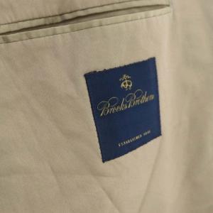Brooks Brothers テーラードジャケット シングル 背抜き 40SHT モカ