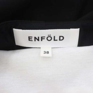 ENFOLD 22AW CUT-LAYERED PULLOVER プルオーバー ドッキングトップス カットソー ハイネック レイヤード 長袖