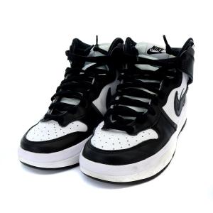 DUNK HIGH UP WHITE BLACK スニーカー 27cm
