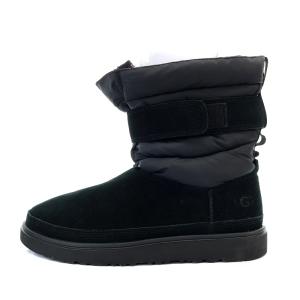 UGG australia Classic Short Pull-On Weather ショートブーツ 26cm 黒 ブラック 1120847 SH