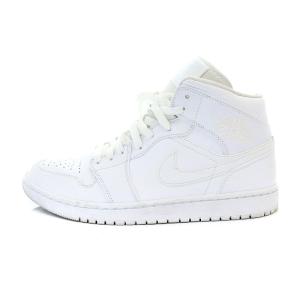 Air Jordan 1 Mid Triple White (2020)