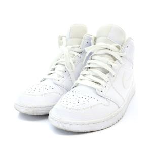 NIKE Air Jordan 1 Mid Triple White (2020)