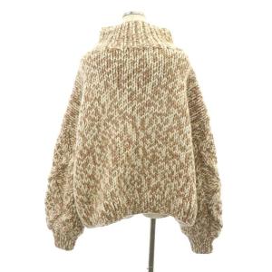 JOURNAL STANDARD relume ×I Love Mr Mittens ニット セーター 長袖 ハイネック ウール M アイボリー ピンクベージュ