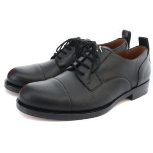 ストレートチップ ダービーシューズ レザー 38 ブラック