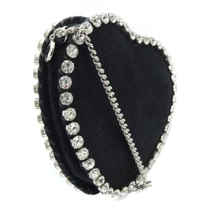 STELLA McCARTNEY 401571 ビジュー装飾 ファラベラ ハートチェーン ブラック