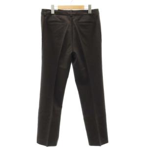 EVERYDAY I LIKE スリムフレアパンツ ウール 38 M 茶 ブラウン