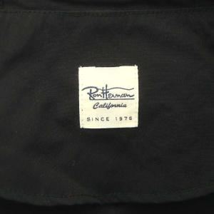 Ron Herman 22SS Washer Mods Coat コート モッズコート ロング ジップアップ S 黒 ブラック