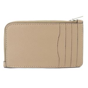COACH スモール Lジップ カード ケース レザー べージュ 78387