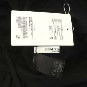 BEAUTY&YOUTH UNITED ARROWS ギャザー キャミワンピース ロング S 黒 ブラック
