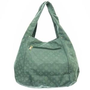 russet ナイロン モノグラム トートバッグ ハンドバッグ 緑 グリーン