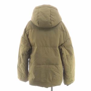 TODAYFUL ダウンジャケット アウター フード ジップアップ 総裏地 38 カーキ