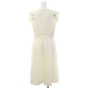 Chesty ビジューワンピース ロング ノースリーブ 1 アイボリー