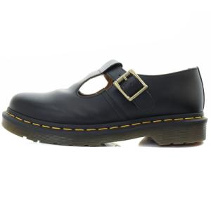 Dr.Martens polley Tバー シューズ レザー UK6 25cm 黒 ブラック