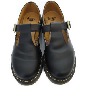 Dr.Martens polley Tバー シューズ レザー UK6 25cm 黒 ブラック