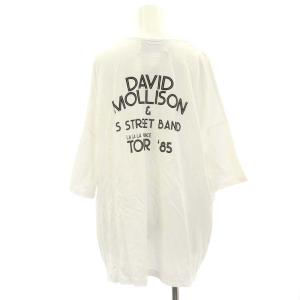 TICCA 22SS Spick&Span別注DAVID MOLLISONスクエアTシャツ カットソー 七分袖 プリント コットン F