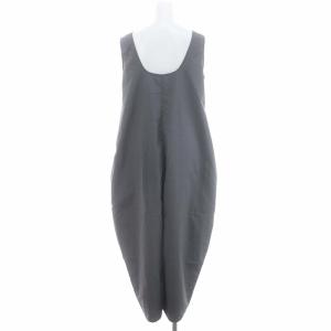 nagonstans 22AW コクーンオールインワン テーパードパンツ ノースリーブ M グレー