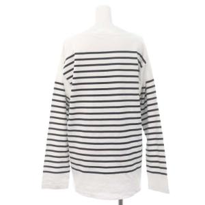 Deuxieme Classe Coco Stripe T No4 カットソー ボーダー 長袖 白 黒 ホワイト ブラック