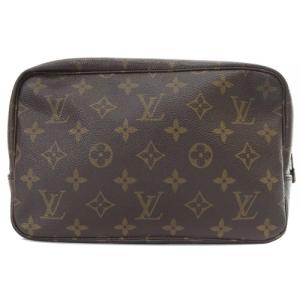 LOUIS VUITTON M47522 モノグラム トゥルーストワレット28 コスメポーチ ブラウン