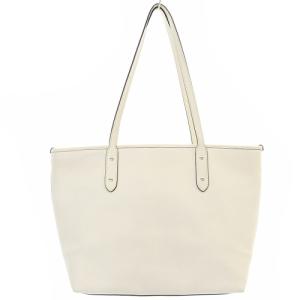 COACH レザー トートバッグ ハンドバッグ レザー 白 ホワイト F58846
