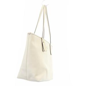 COACH レザー トートバッグ ハンドバッグ レザー 白 ホワイト F58846