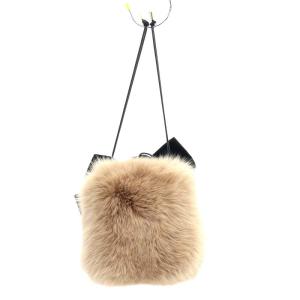 LUDLOW バーニーズニューヨーク銀座限定 FOX shoulder bag ブラウン ブラック